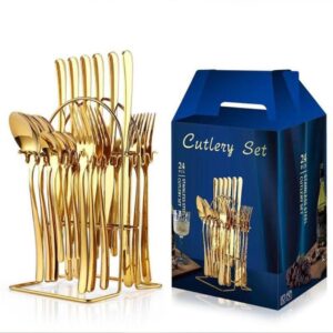 Gold Plated Cutlery Set